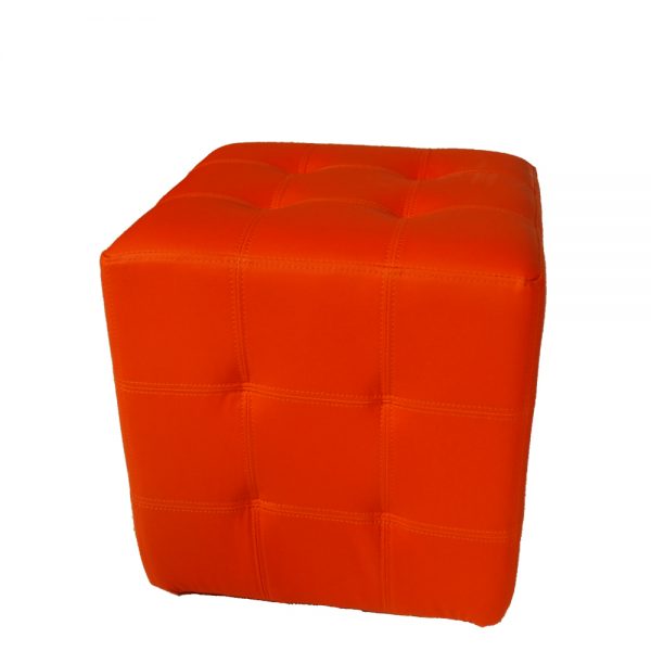 Tuft Dario Orange Leather
