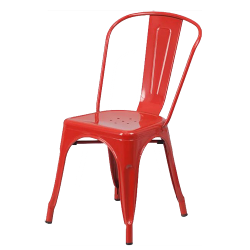 Metal Red Chair