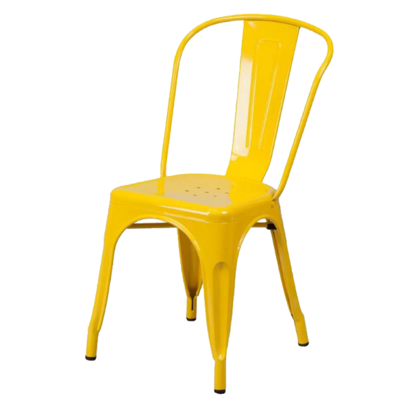 Metal Yellow Chair
