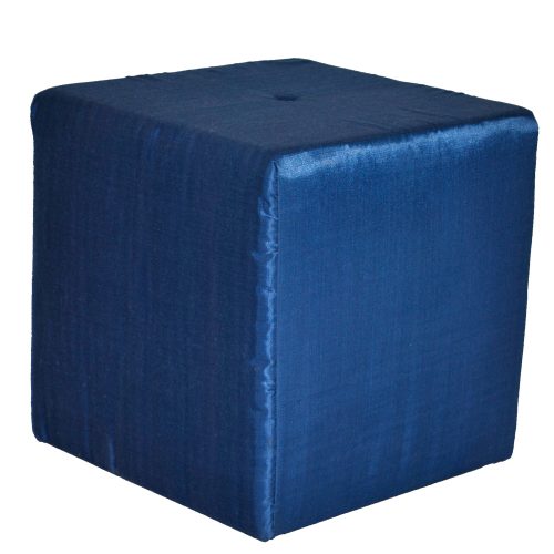 Blue Shiny Fabric Tuft
