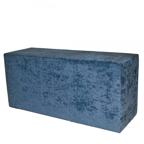 Modular Blue Crushed Bench