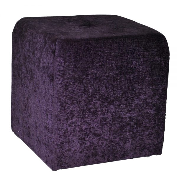 Purple Crushed Fabric Tuft