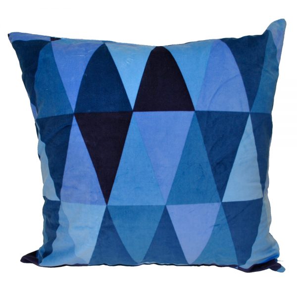 Blue Velvet Multishade Triangles