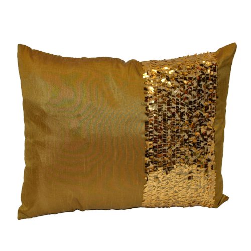 Gold Sequin Frilled