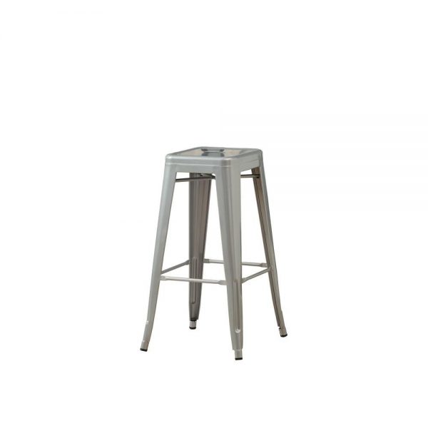 galvanized stool