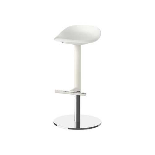 white adjustable stool